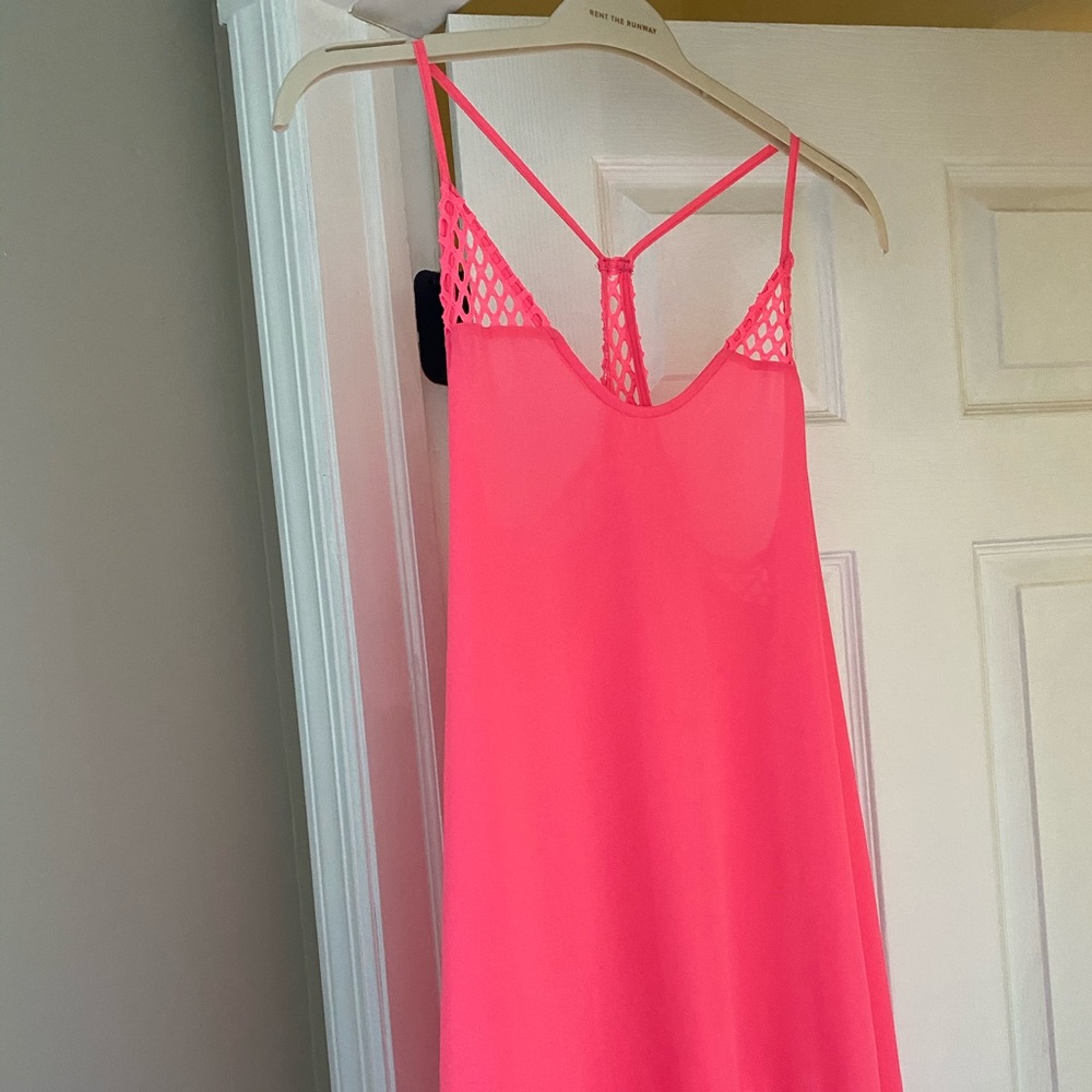 Hot pink cover up